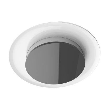 Aplique led luz calida redondo 20 w ip65 interior exterior