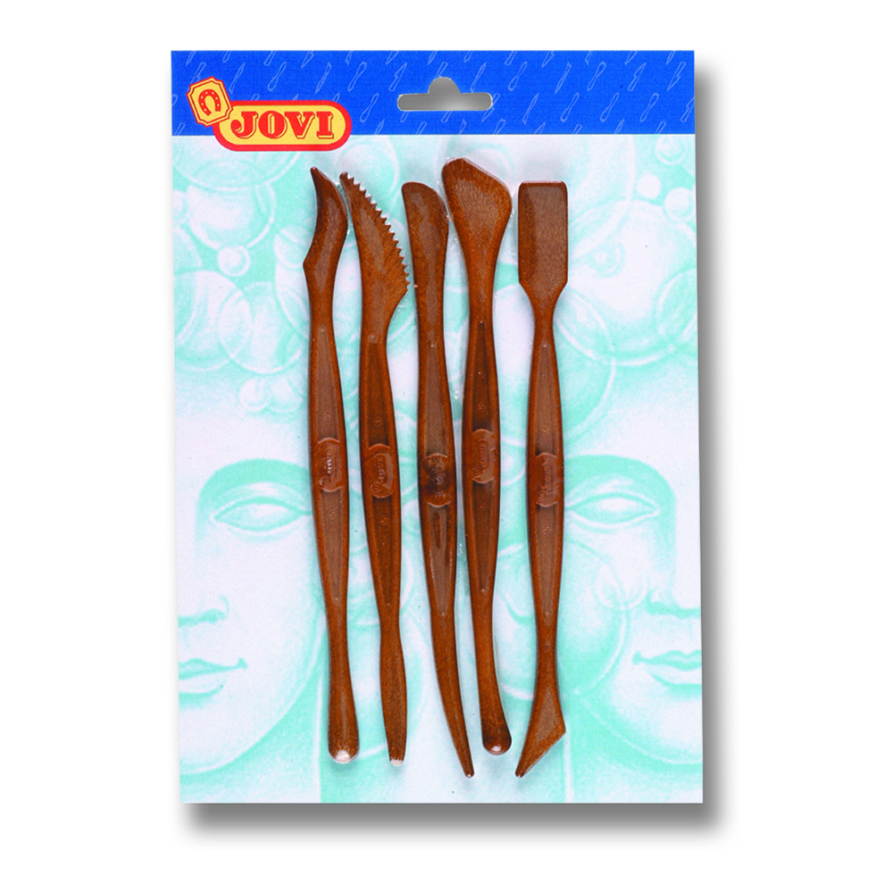 Espatulas Plasticas Plastilina 5Ud