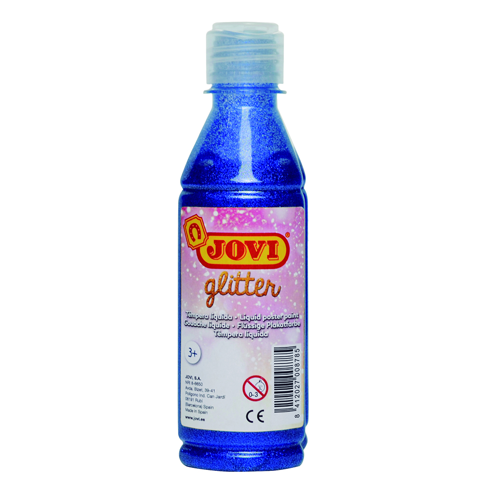 Glitter Témpera Jovi Azul 250Ml