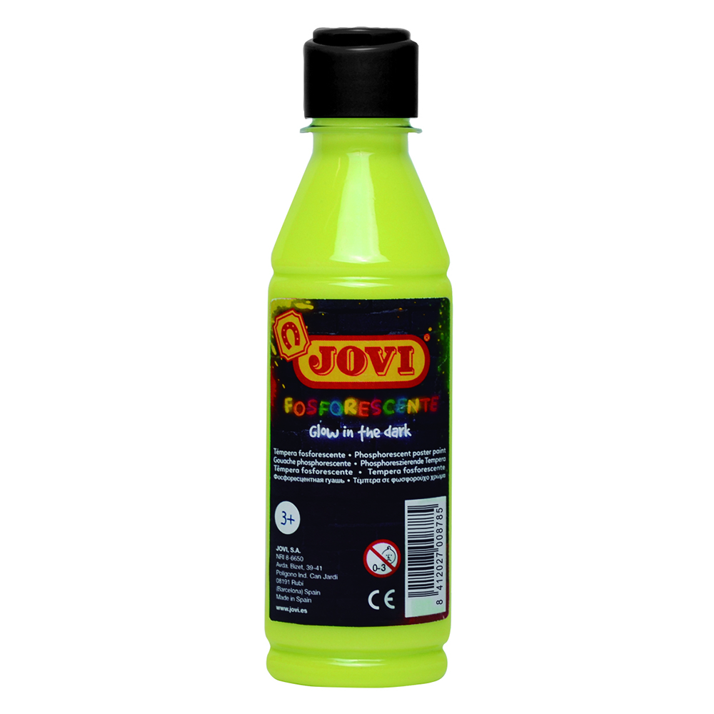 Fosforescente Témpera Jovi Amarillo 250Ml