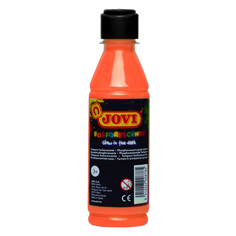 Fosforescente Témpera Jovi Naranja 250Ml