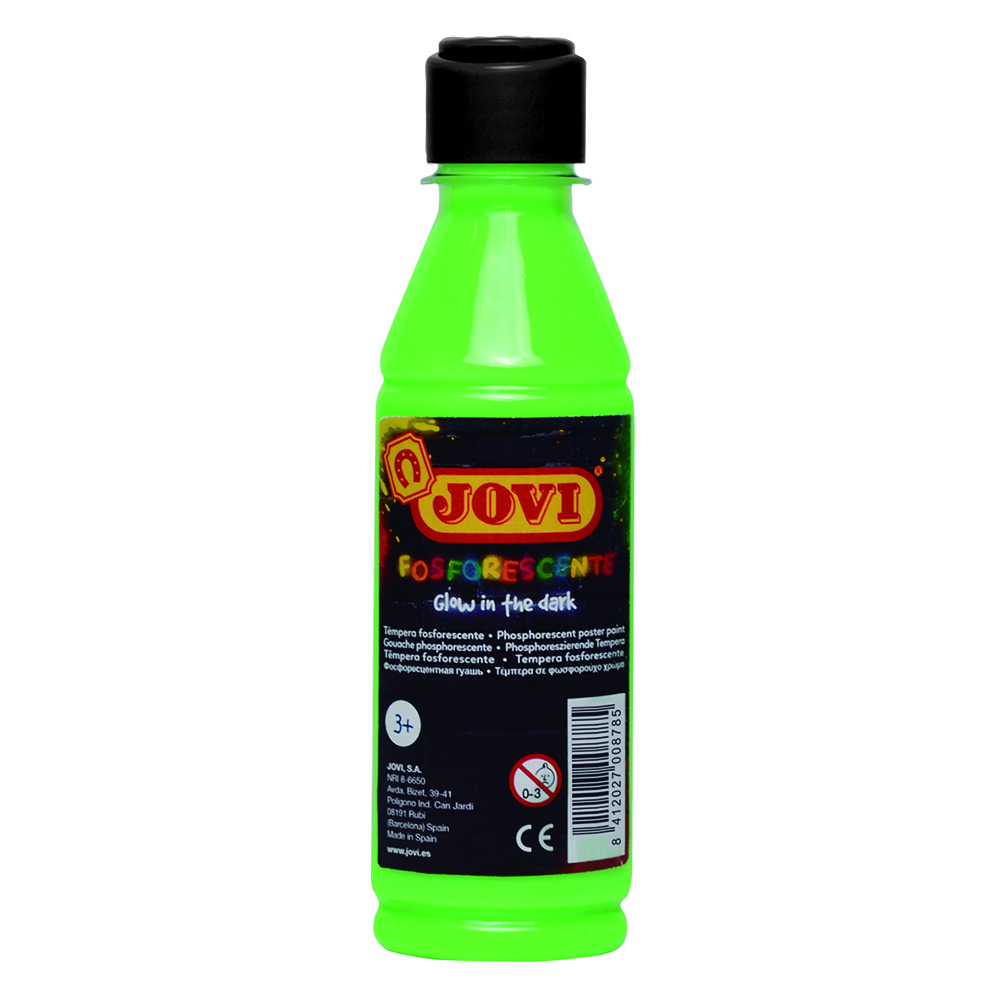 Fosforescente Témpera Jovi Verde 250Ml