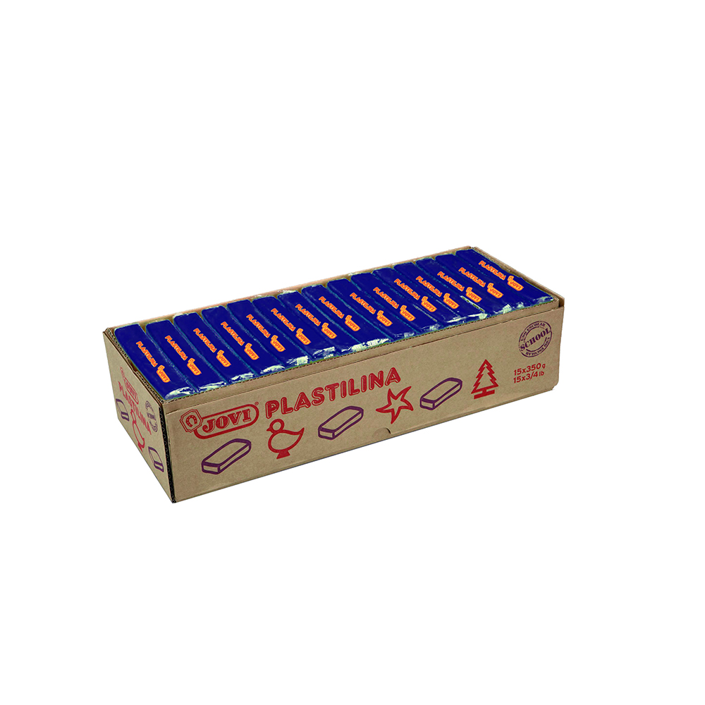 Plastilina Jovi 72 Azul Oscuro