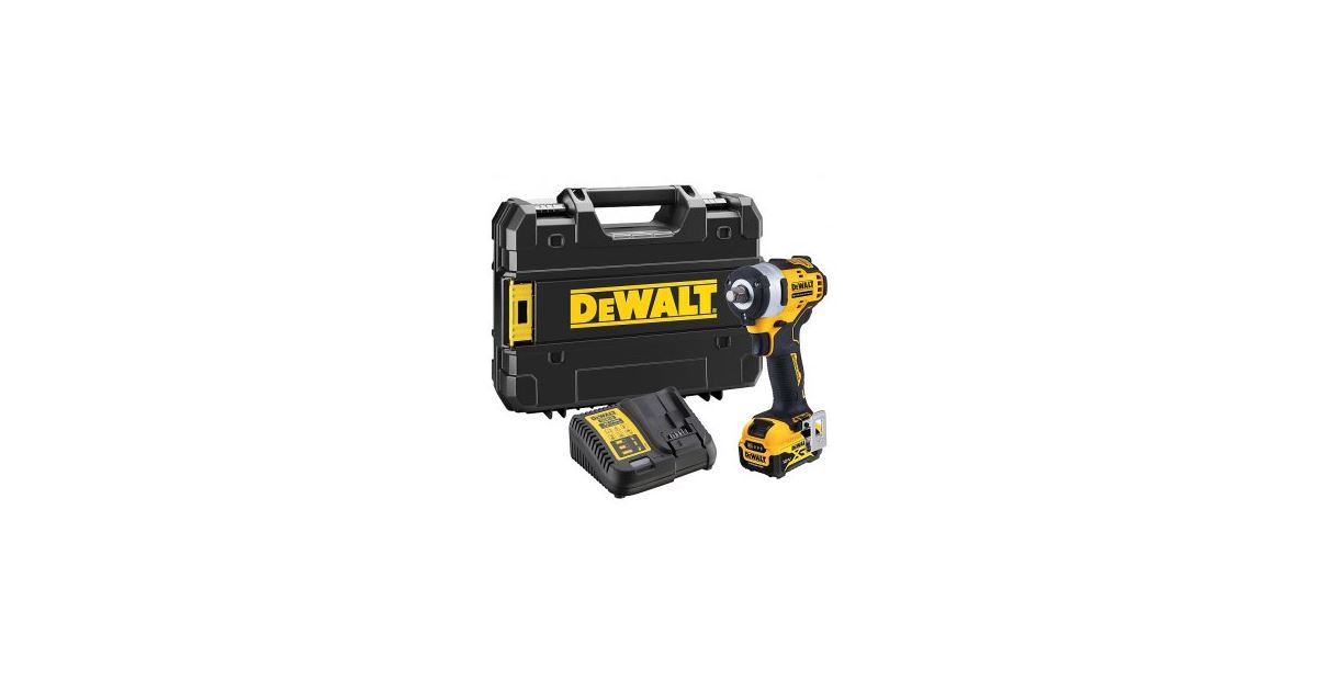 Atornillador de impacto inalámbrico DEWALT (2x5Ah) DCF900P2T