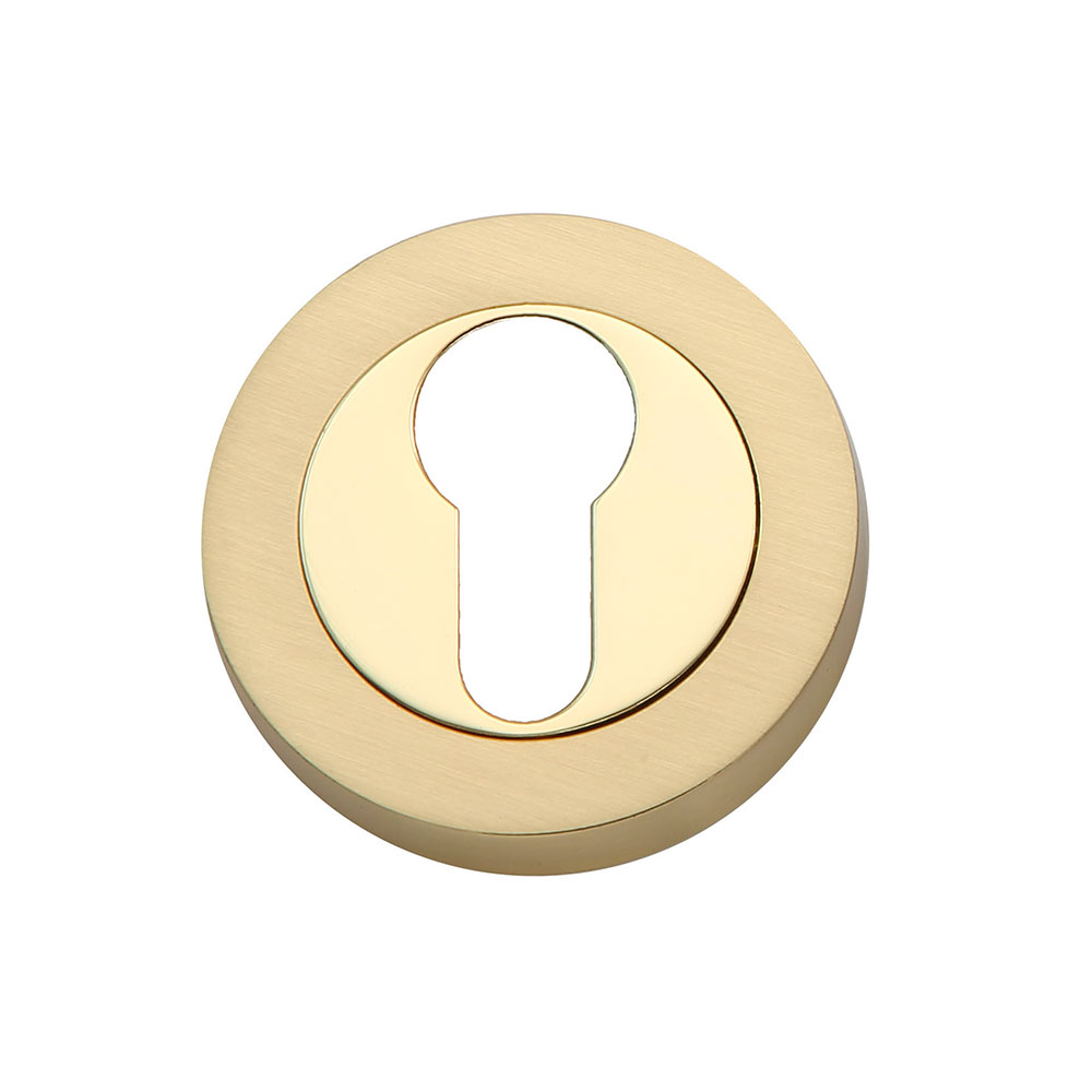 Roseta Canto Vivo C/Bocallave Pulido Satinado Viro 50 mm