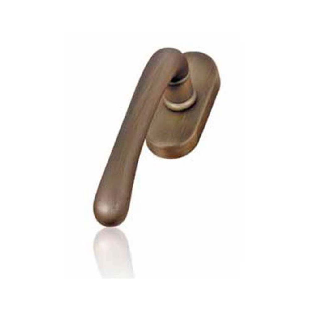 Maneta Grisán con Placa Armario Color Cuero Mod.3402