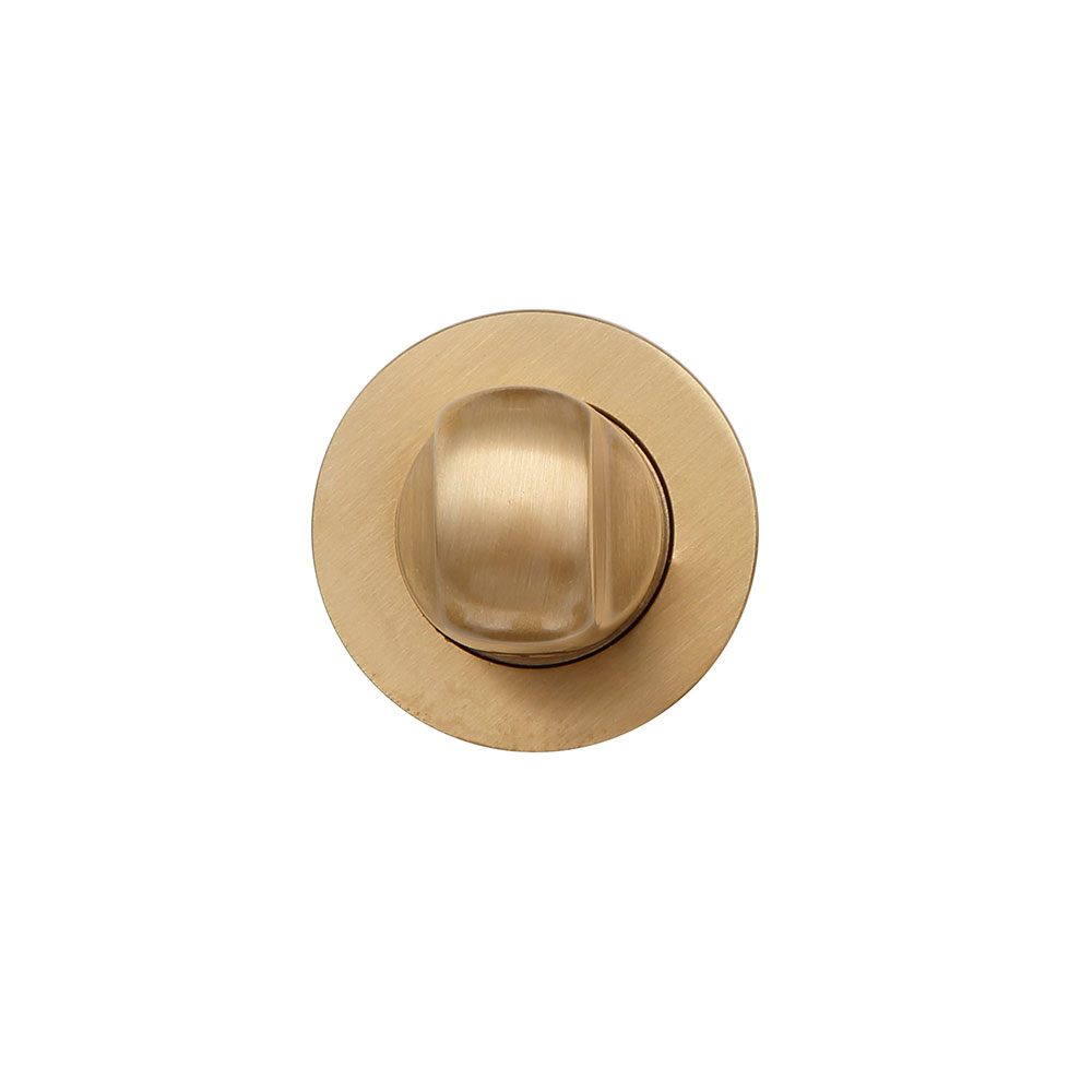 Condena y Desbloqueo C/Roseta Latón Satinado 35 mm