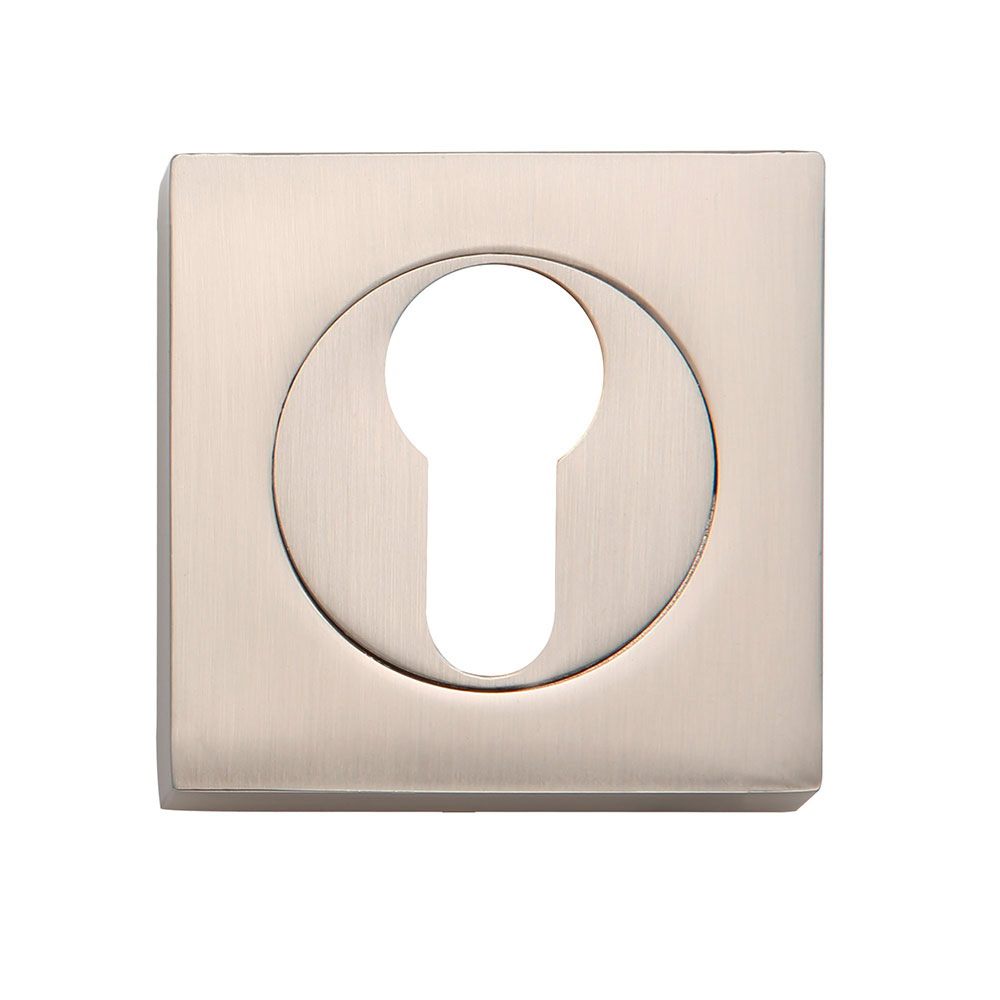 Roseta con Bocallave Níquel Satinado Viro 50x50