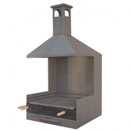 Barbacoa carbon imex el zorro 71595 especial paelleras parrilla inox