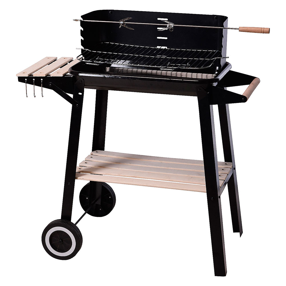 Barbacoa Rectangular con Carro