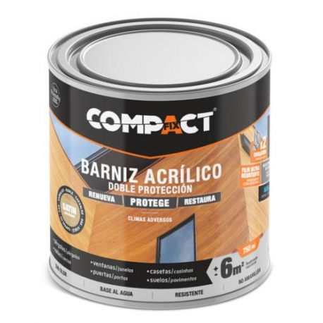 Barniz universal acrilico satinado incoloro 750 ml