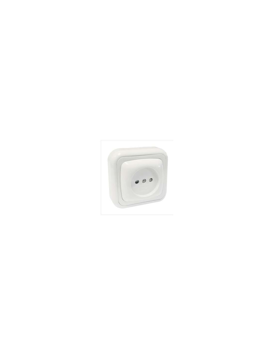 Base Enchufe Superficie 10A Blanco 36480/B10 ELECTRO DH