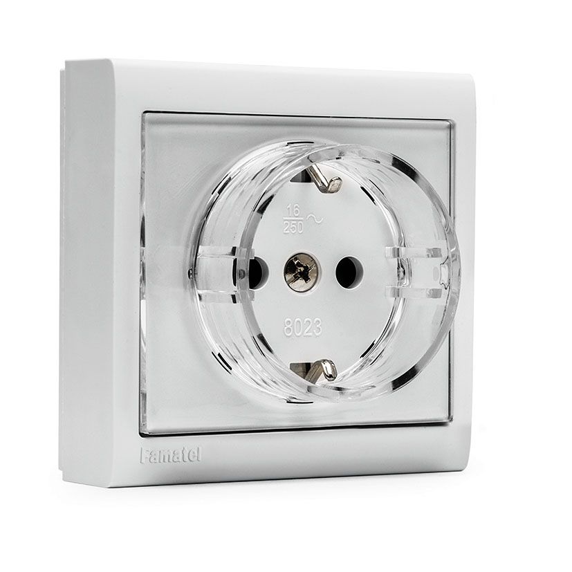 Base Enchufe Tt Serie 8000 16a-250v