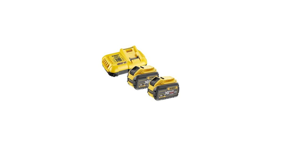 Batería DeWALT 18/54V 2x 12.0Ah FLEXVOLT + cargador DCB118Y2
