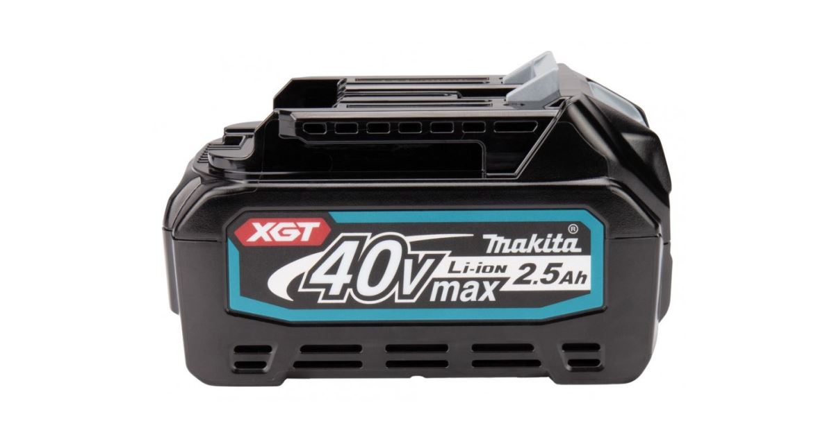 Batería MAKITA Li-ion XGT BL4025 40V/2.5Ah, embalaje de cartón 191B36-3