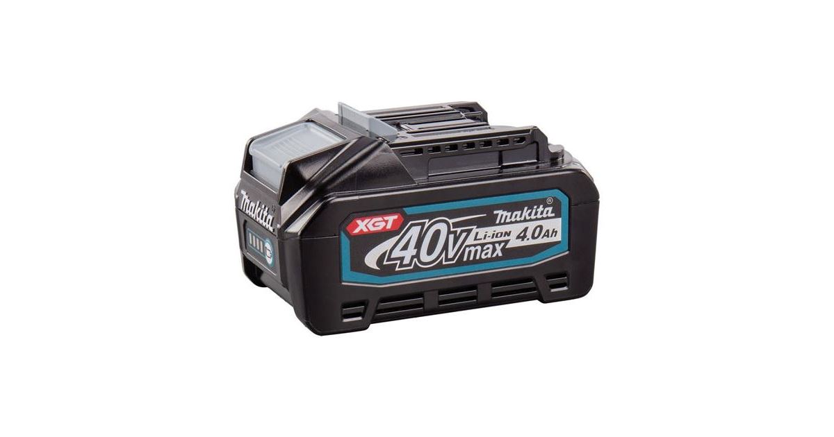 Batería MAKITA Li-ion XGT BL4040 40V/4.0Ah, embalaje de cartón 191B26-6