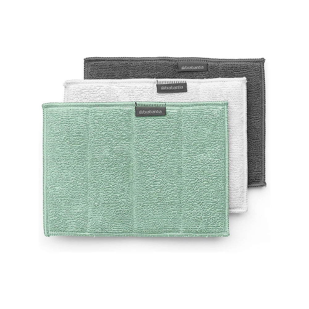 Bayetas Microfibra Dark/Light Grey, Jade Green 3 uds.