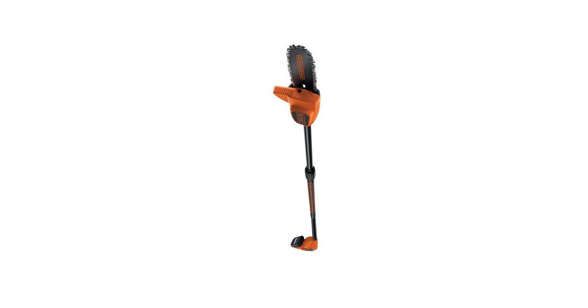 BLACK+DECKER Sierra de ramas inalámbrica con mango extensible 1820L20