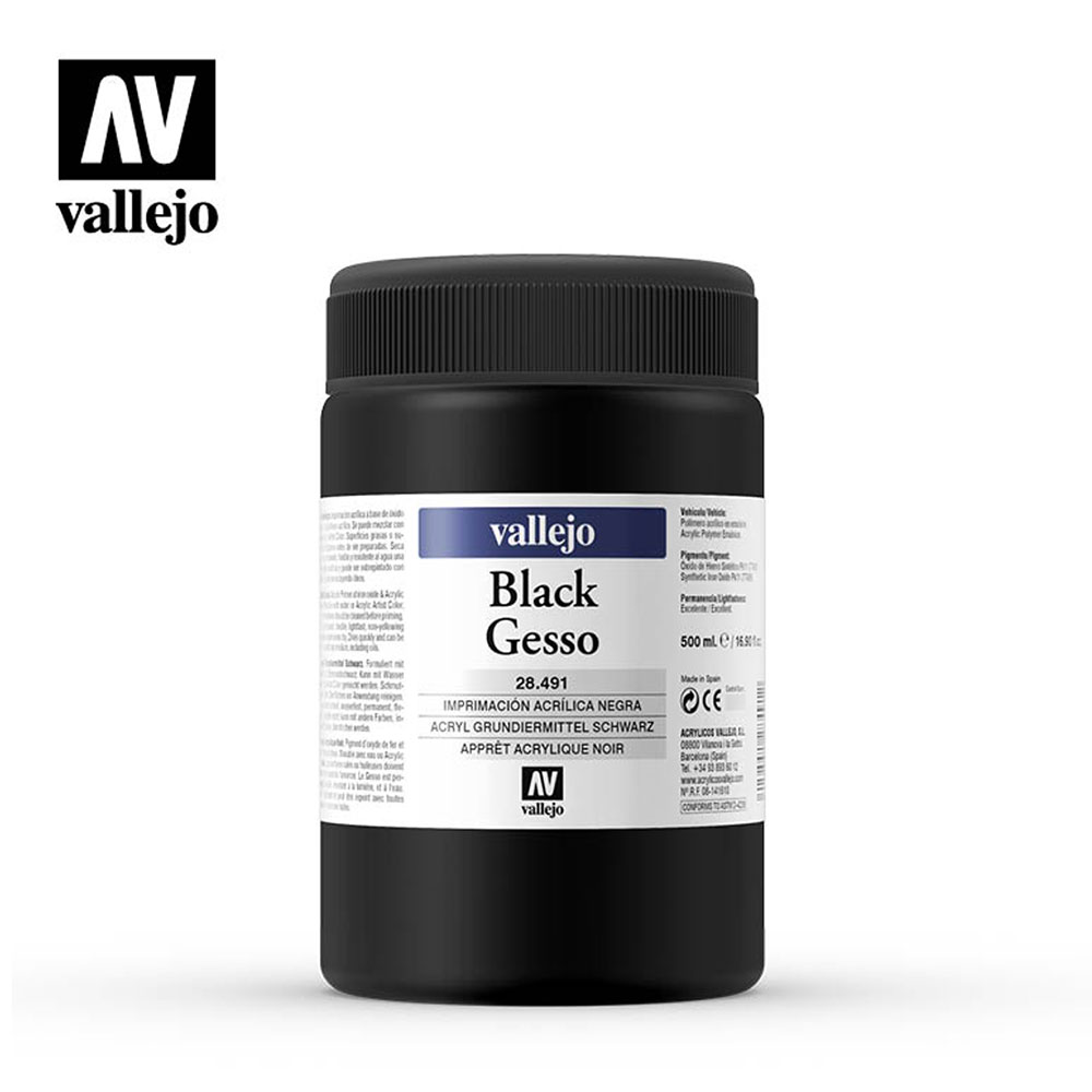 Color Gesso Negro 491-500 ml