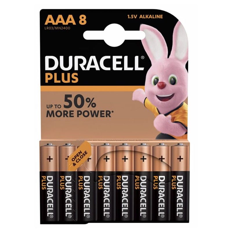 Bl.8 Pilas Alc.Gama Plus Aaa Lr03 K8 9150R803 Duracell