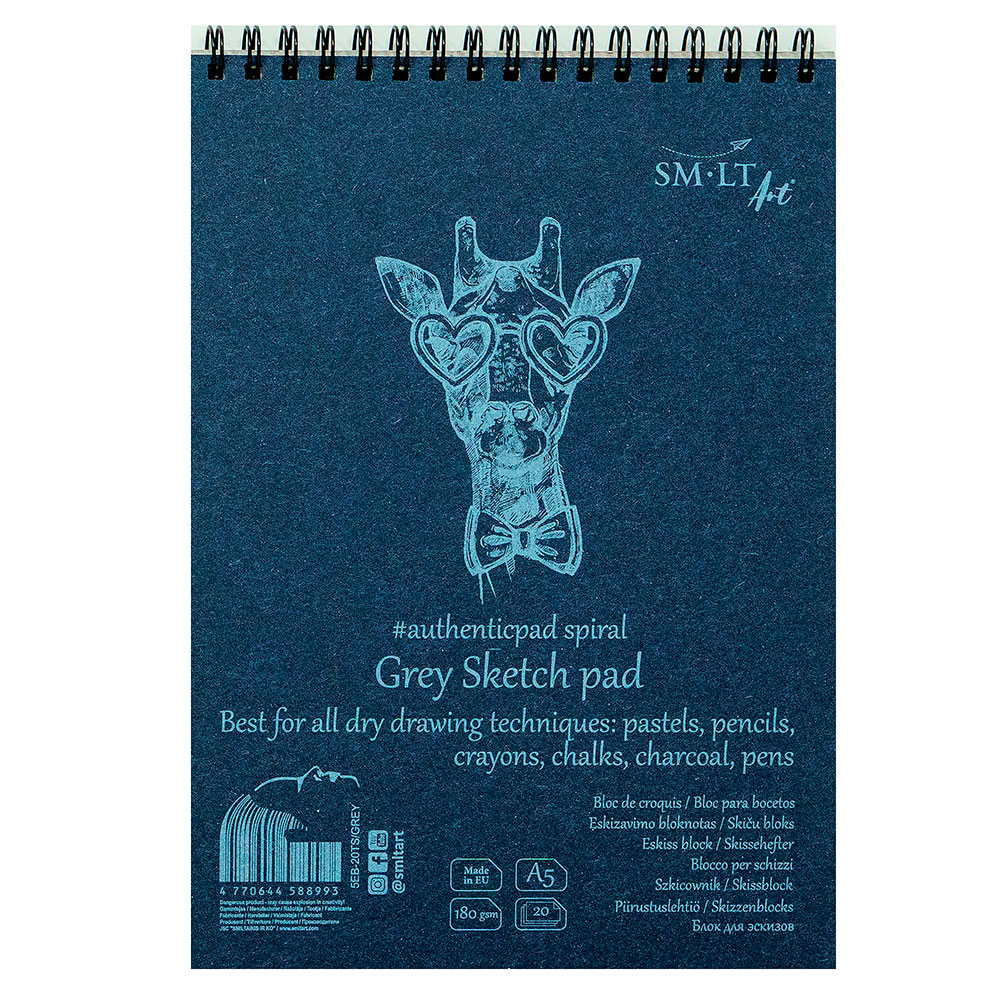 Bloc para Dibujo Papel Color Gris 180 g Din A5