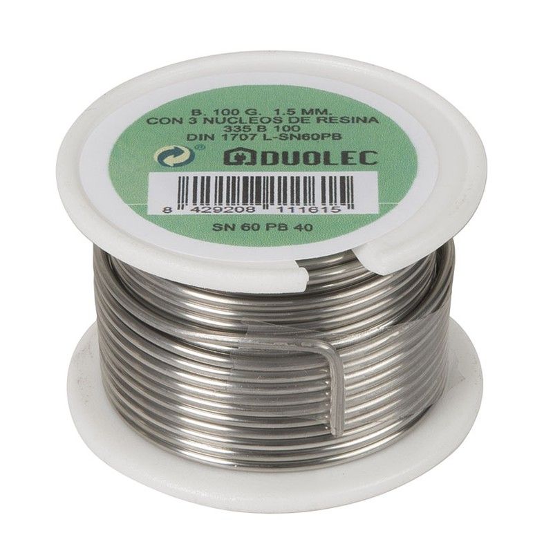 Estaño 60% 1,5Mm.100Gr 351B100 Ratio