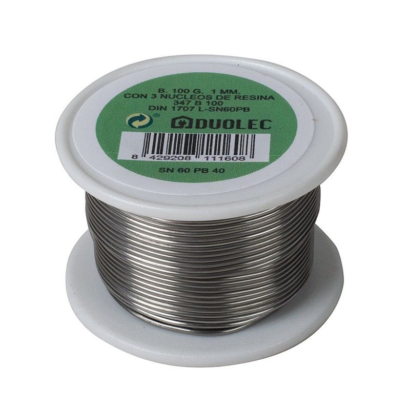 Estaño 60% 1Mm.100Gr. 347B100 Ratio