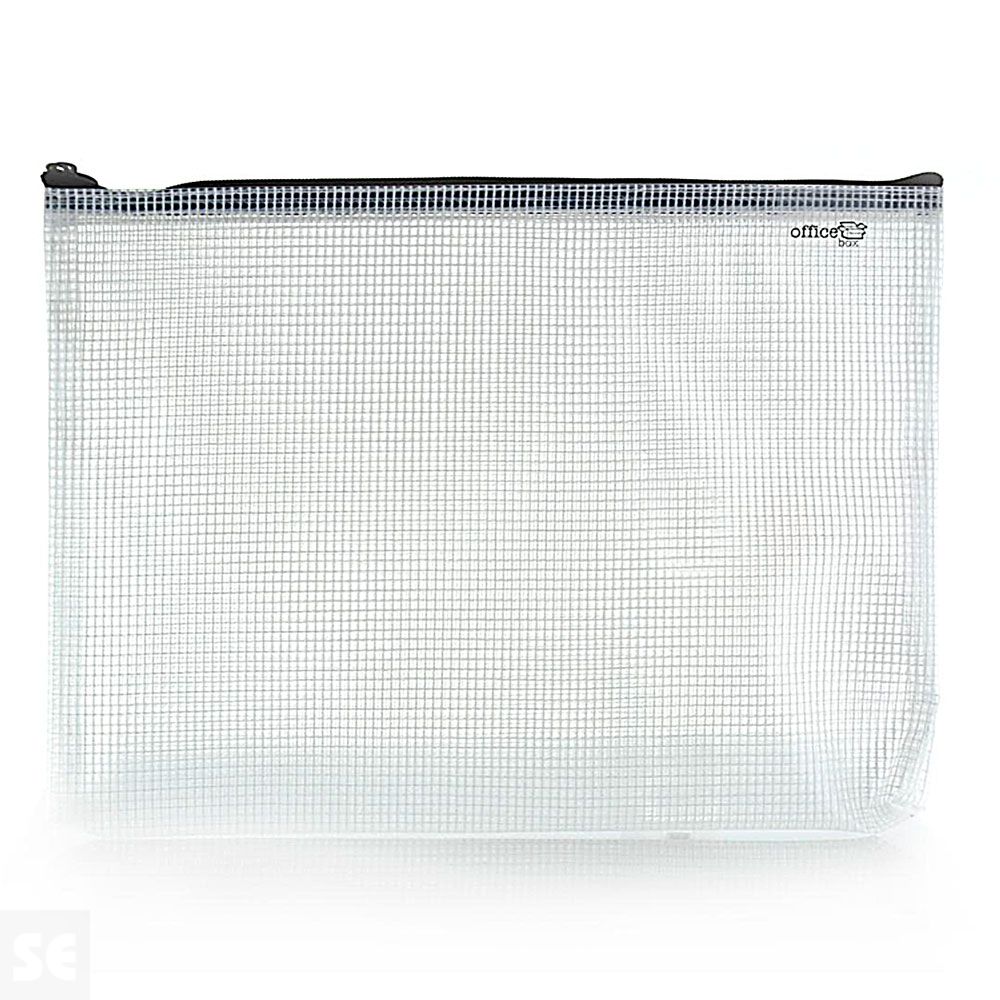 Bolsa Multiuso Transparente Cremallera Negra