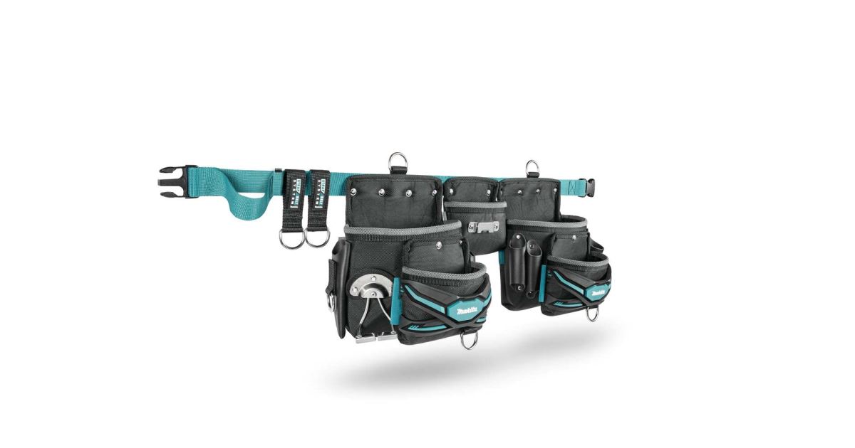 Bolso MAKITA con 3 bolsillos y cinturón 640x145x270 mm E-15229