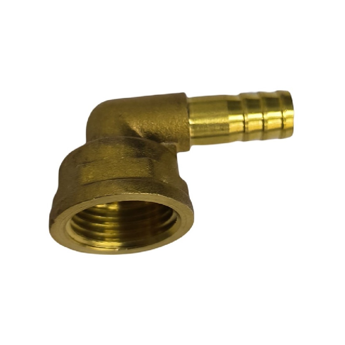 Boquilla Racord 1/2" acodada gas butano propano Media Pulgada