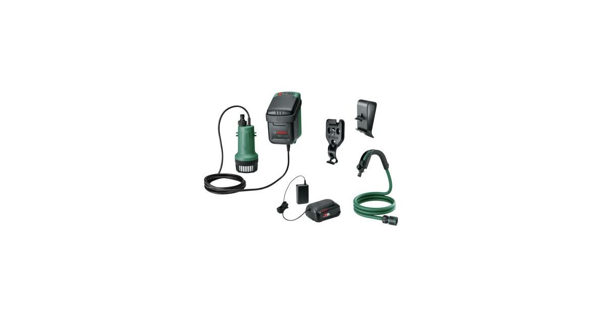 Bosch Bomba de agua de lluvia a batería GardenPump 18V-2000 06008C4202