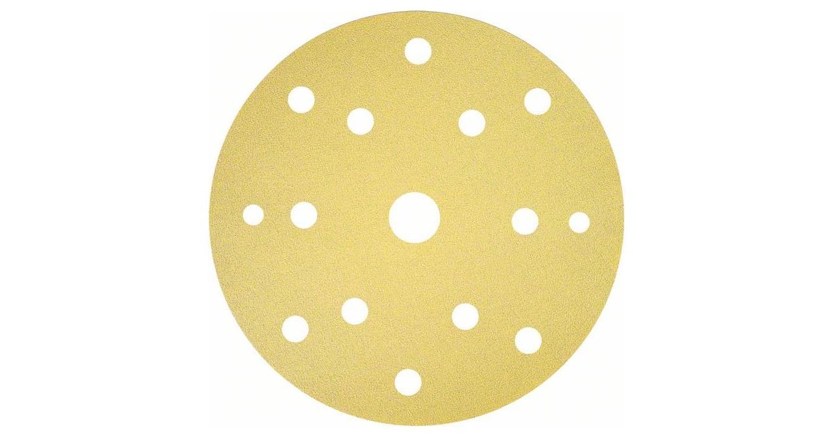 BOSCH Papel de lija C450 150mm_G60_15 agujeros (50 uds) 2608621731