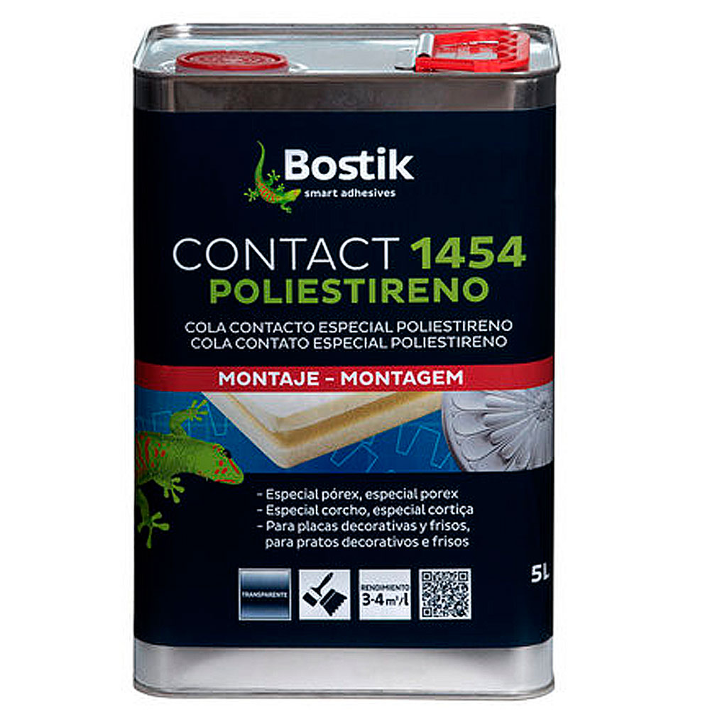 Cola de contacto Poliestireno Bostik 1454 5 l