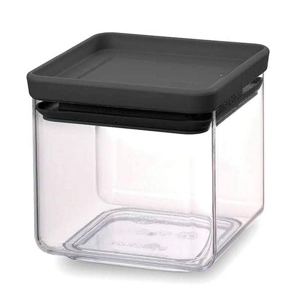 Bote Apilable de Plástico Tapa Dark Grey 0,7 l