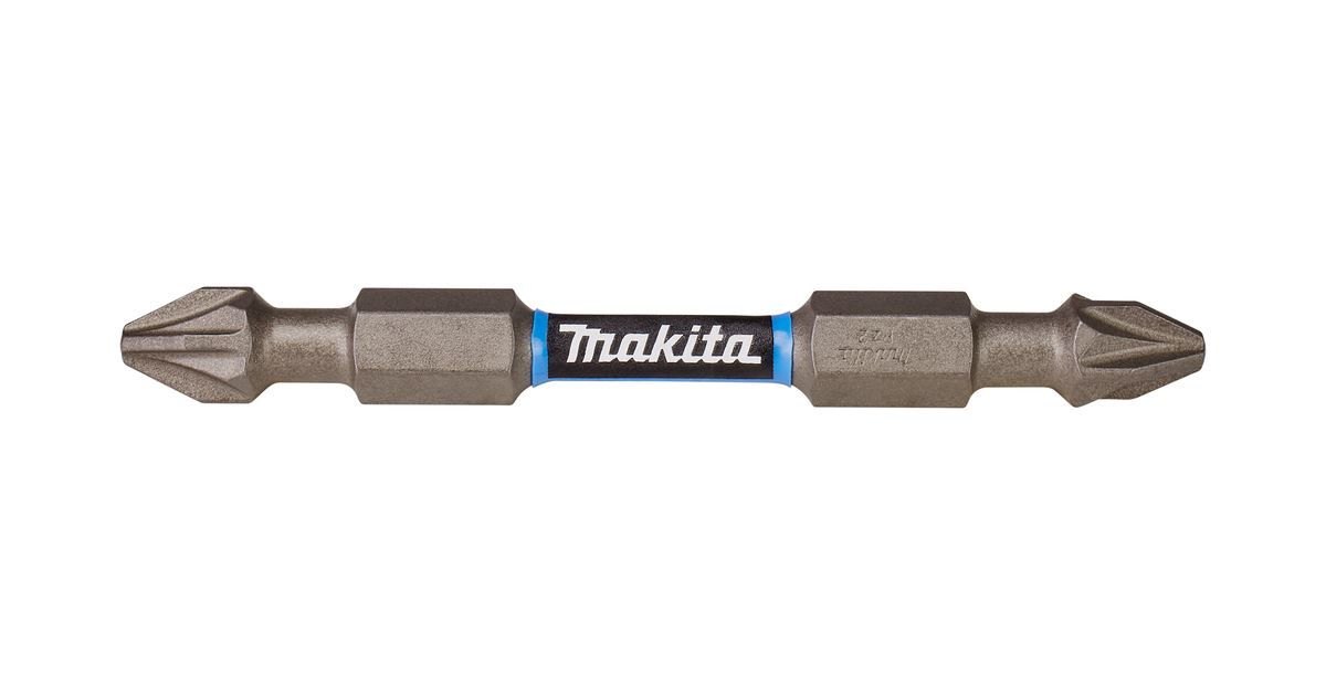 Broca de torsión MAKITA serie Impact Premier de doble cara, PZ2-65 mm, 2 piezas E-06292