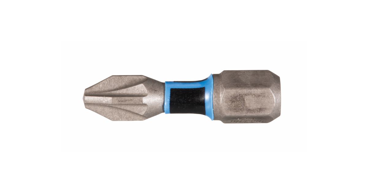 Broca de torsión MAKITA Serie Impact Premier (forma C), PZ2-25 mm, 2 piezas E-03171