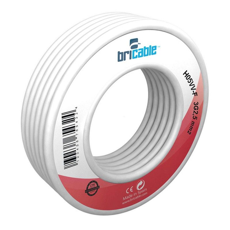 Cab.Elect 3X2,5Ø Blanco. 50M.