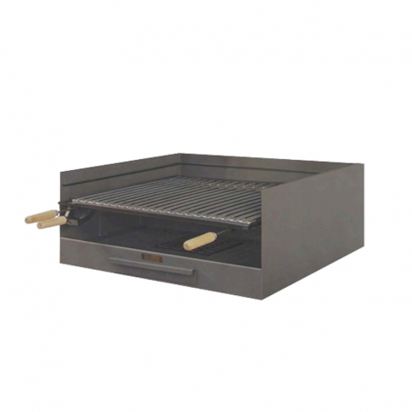 Cajon barbacoa 72 x 60 x 32 especial paelleras con parrilla inox 71596