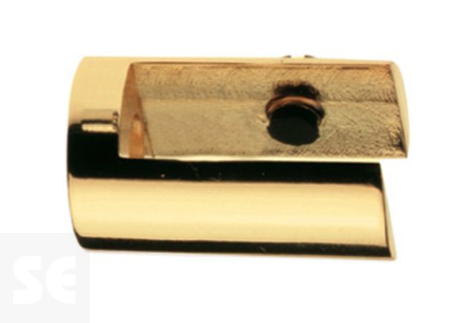 Soporte zamak baldas 6mm. Oro (2u.)