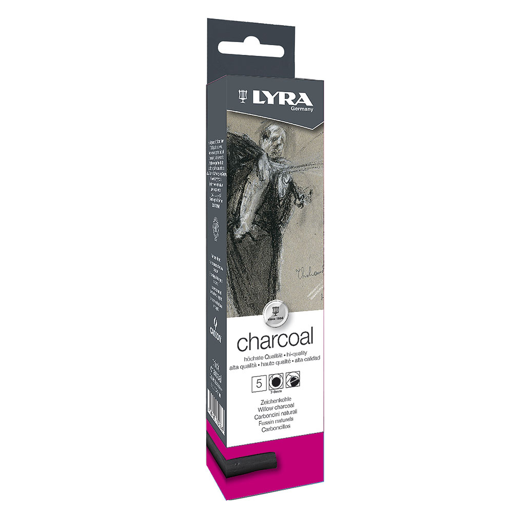 Lyra Carboncillo Grueso 7-9 mm 5 uds.