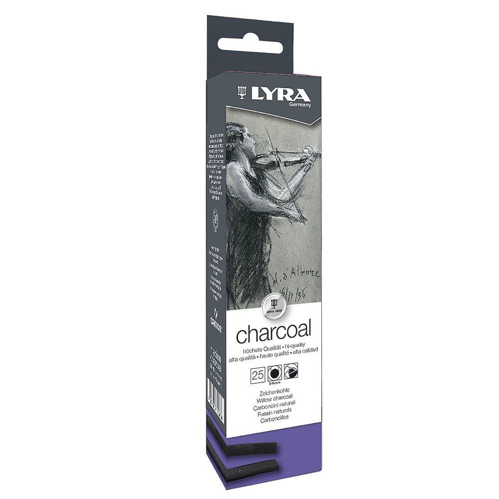 Lyra Carboncillo Medio 5-6 mm 25 uds.
