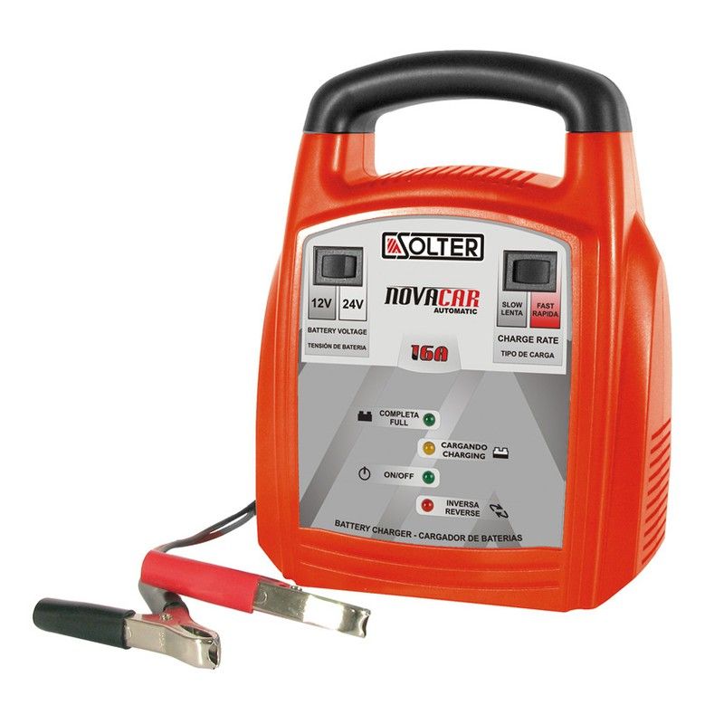 Cargador Baterias 12V/24V Novocar 16A 615X4 Solter