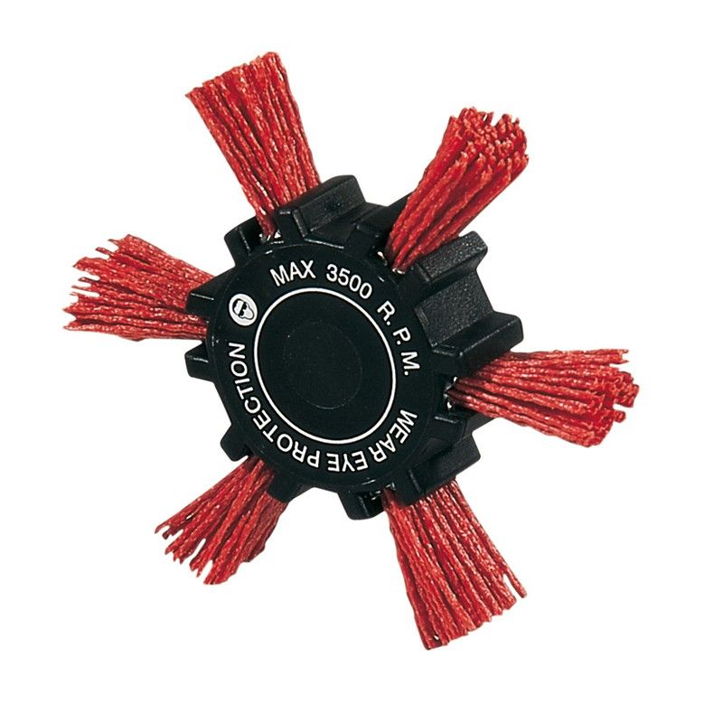 Cepillo Nylon Rojo Aspa 100Mm Ratio 6682H100 Ratio