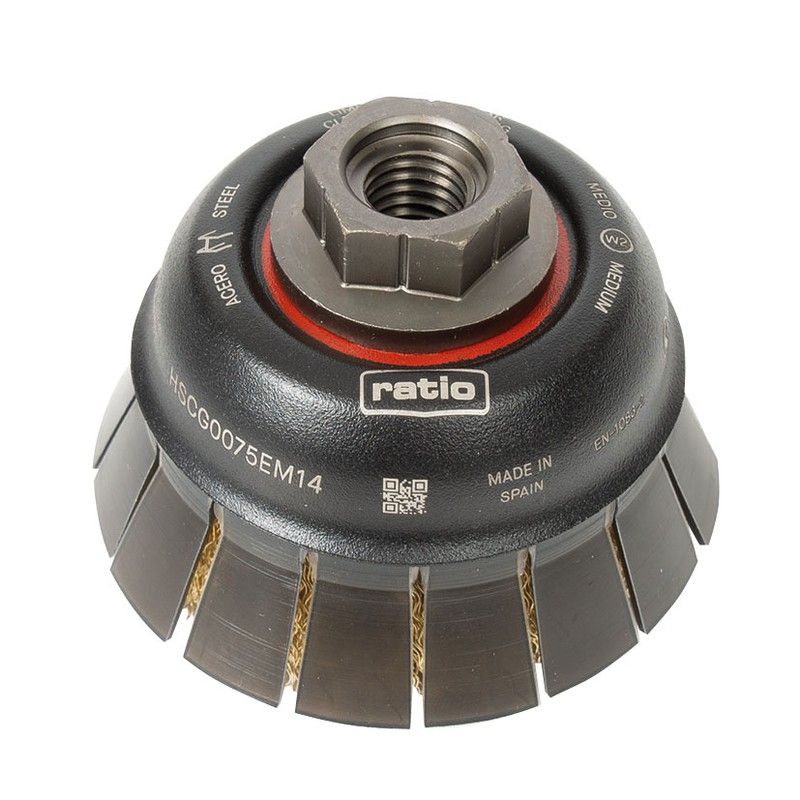 Cepillo Taza Acero Latonado 75X0,30 1621H75 Ratio