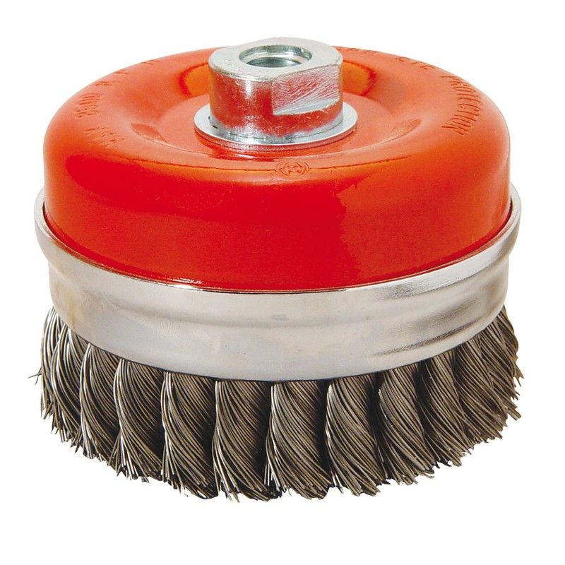 Cepillo Taza Alambre Trenzado 100Mm 6331H100 Ratio