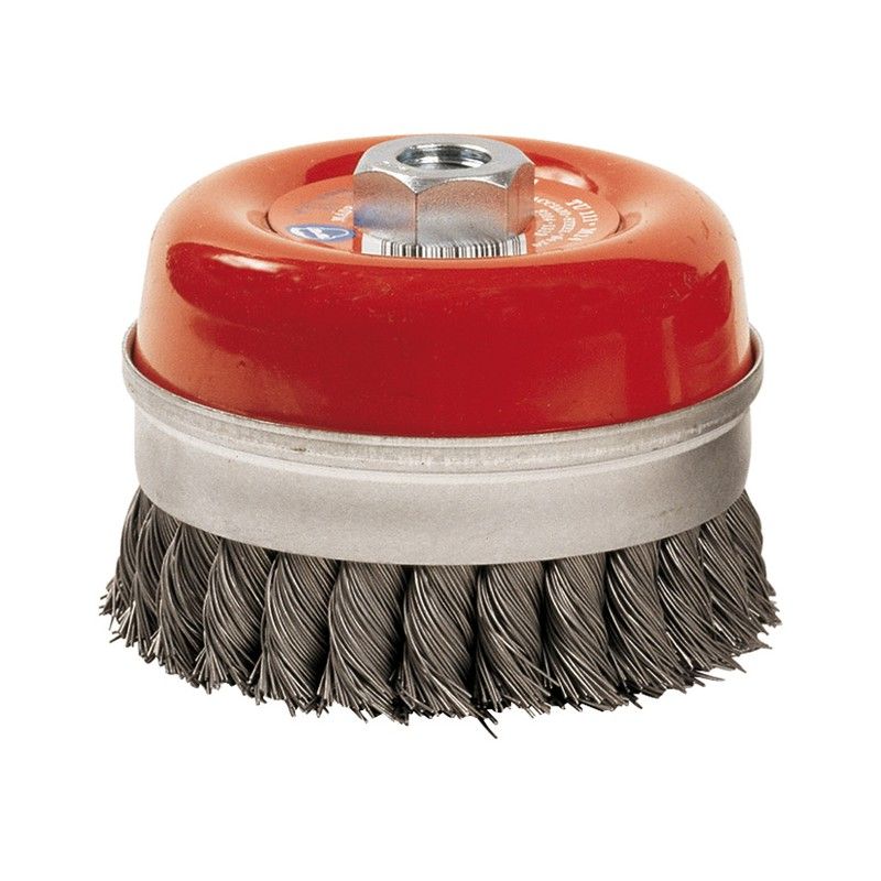 Cepillo Taza Alambre Trenzado 85 Mm 1668H851 Ratio