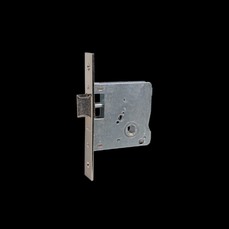 Cerradura gama obra 2015 de paso para puertas de madera, entrada de 50mm, acabado hierro niquelado 201550HN