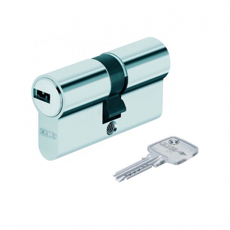 Cilindro de seguridad abus d6 30-40mm leva corta niquel