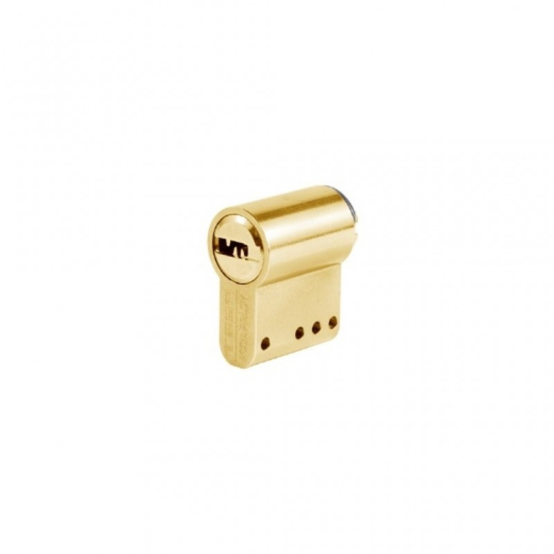 Cilindro T60 TESA perfil EURO modular 30-45 con acabado latón. 5 llaves. T60575LMD