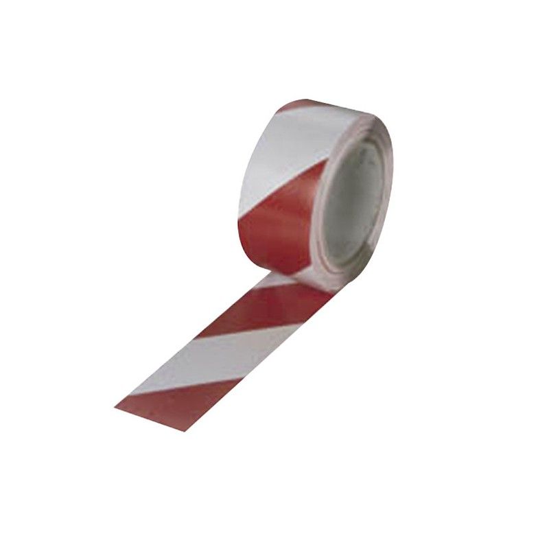 Cinta Señal. Adhes. Blanca/Roja 50Mmx33 460B55 Miarco